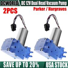 2PCS Parker / Hargraves DC12V Dual Head Brushless Air Pump Vacuum Diaphragm Pump picture