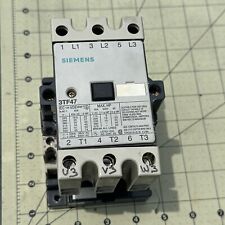 Siemens 3TF47 22 AC CONTACTOR 70A 240v Coil 50/60HZ & Qty: 2 of 3TY7561-1A Aux picture