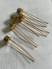 Vintage Fairchild 2N2405 Transistor Gold Leads  OLD STOCK From Semiconductor Lab picture