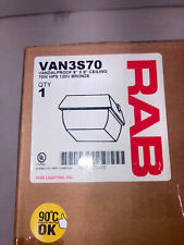 RAB Lighting VAN3S70 Vandal Proof Ceiling 9x9 Bronze 70W HPS 120V Lights picture