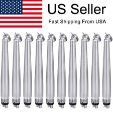 10 PCS Dental Surgical 45° High Speed Handpiece Push Button Standard Head 4 Hole picture