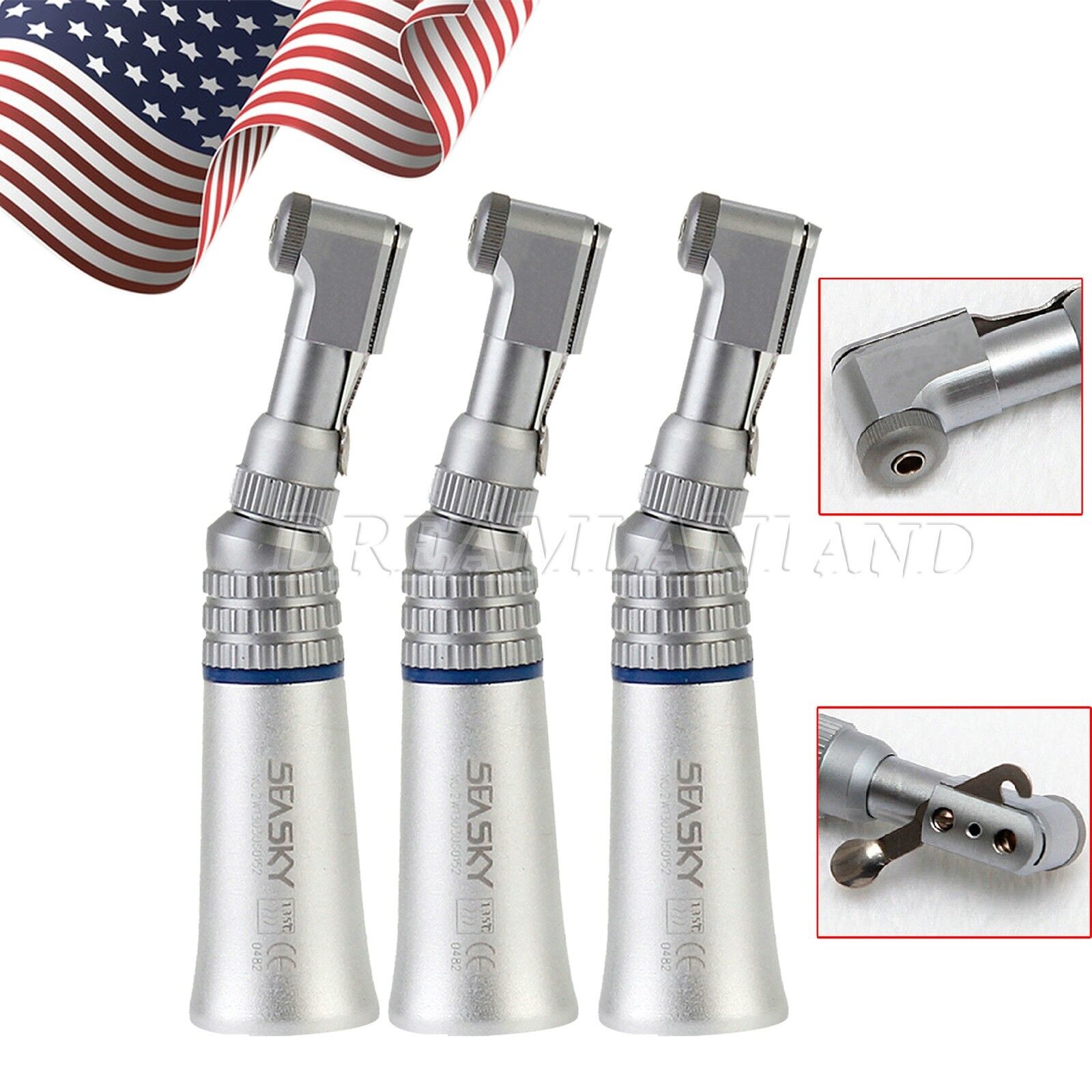 3Pack NSK Style Contra Angle Dental Low Speed Handpiece E-Type Latch MO1D
