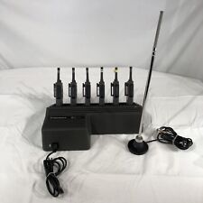 Vintage Motorola NLN7177A 6-Station Battery Charger w/ 6 Motorola EXPO Radios picture