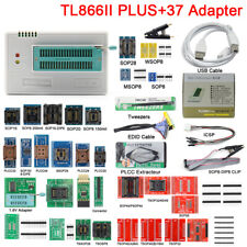 T48 TL866II Plus High speed Universal Programmer+Adapters+Test Clip PIC Bios picture