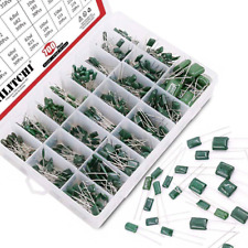 Mylar Polyester Film Capacitor Assortment Kit - 0.22NF to 470NF / 100V 700Pcs picture