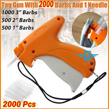 Garment CLOTHING PRICE LABEL TAGGING TAG TAGGER GUN WITH 2000 BARBS 1 Needle  picture