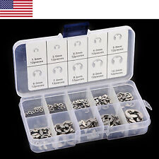 120 E Clips C CIRCLIPS Stainless Steel Kit Retaining Ring Assorted 1.5mm to 10mm picture