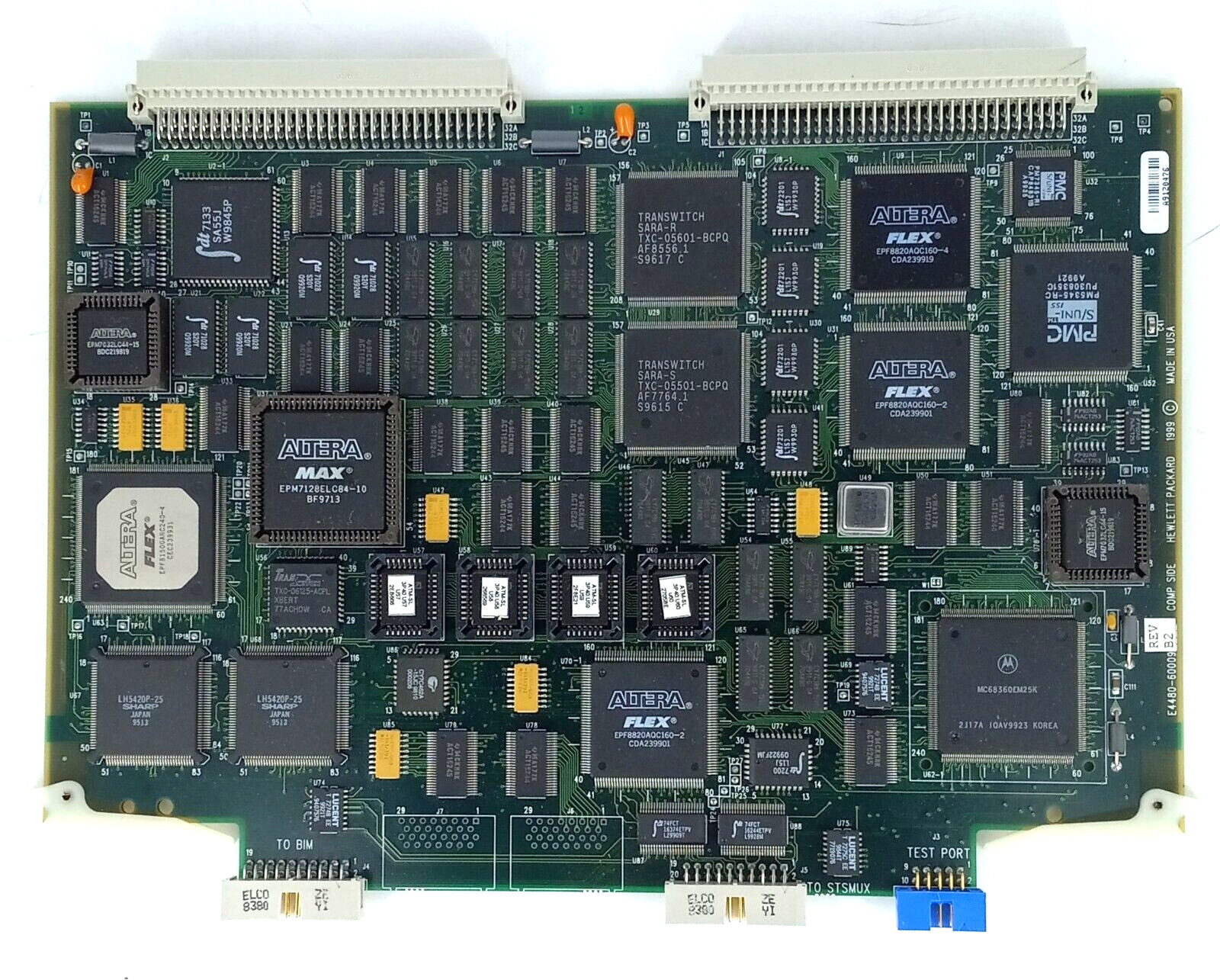 HP Hewlett Packard Cerjac E4480-60009 REV B2 E4480-20009 Circuit Board
