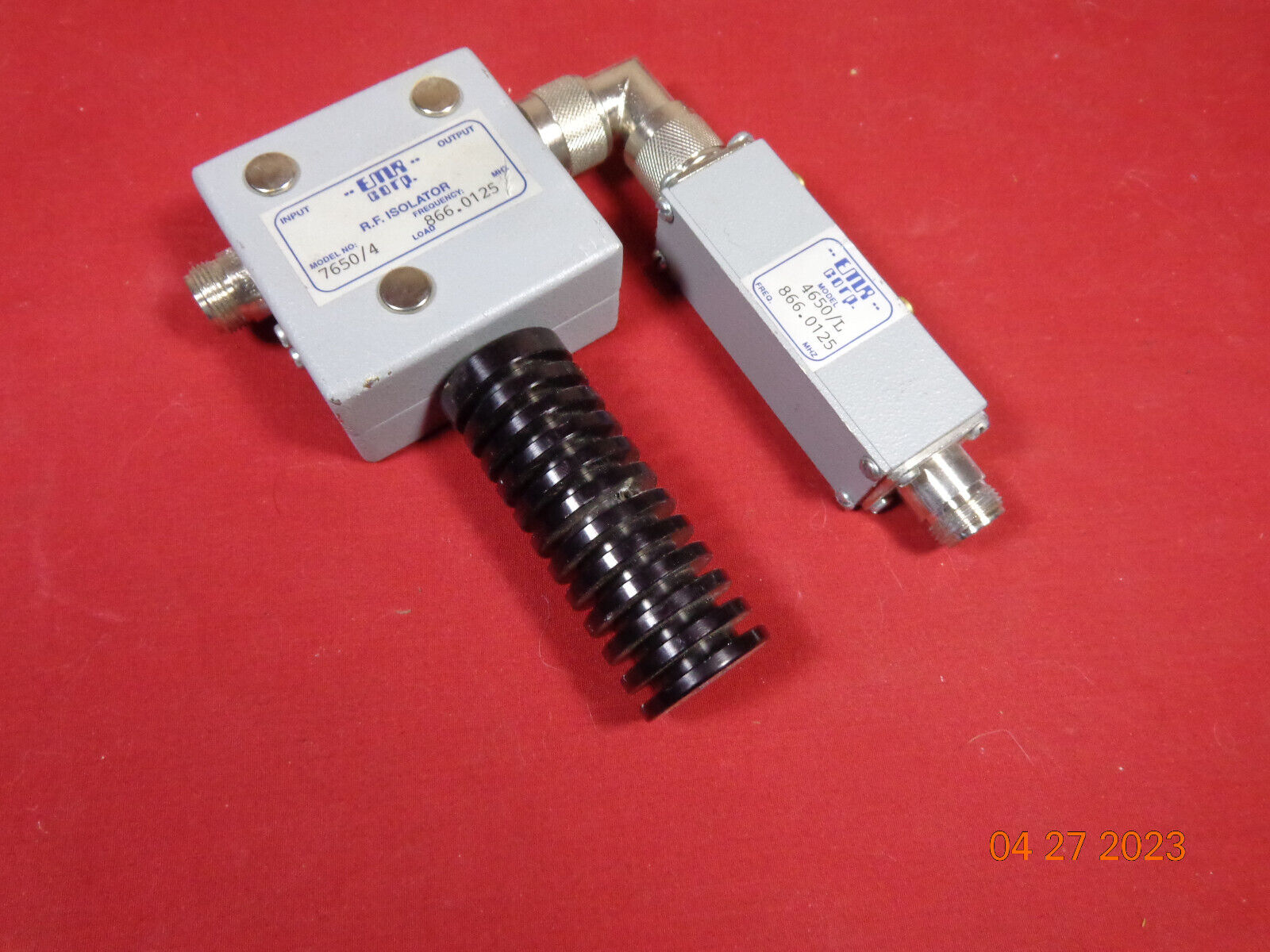 EMR Celwave Radio repeater Single Isolator w/ 60w 7650/4 w/ Filter 4650/L 800Mhz