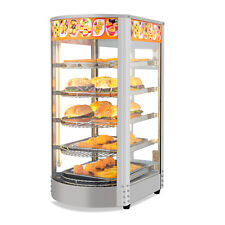 Commercial Food Warmer Display Electric Countertop Pretzel Pizza Warmer 800W picture