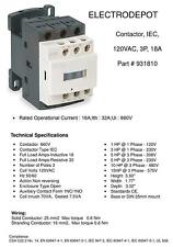 ELECTRODEPOT Contactor 20A 3 Pole Normally Open IEC 660V, Auxiliary 1NO/1NC - 11 picture