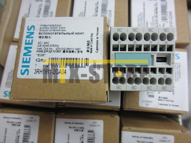 1PCS Brand New In Box Siemens auxiliary contacts 3RH1911-2GA04 3RH1 911-2GA04