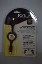 ReTrak Retractable S-Video to S-Video Patch Cable Male to Male Plugs picture