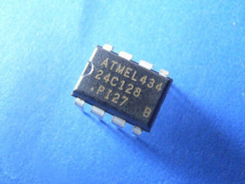 100 Pcs AT24C128N-10PU-2.7 DIP-8 AT24C128 24C128 2-Wire Serial EEPROM