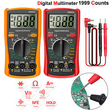 Professional Digital Multimeter 1999 Counts AC/DC Volt Ohm Current Tester Meter picture