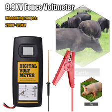 9.9KV Digital Fence Tester Home Garden Horse Livestock Electric Fence A6V5 picture
