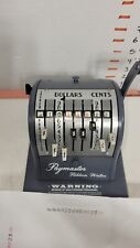 Vintage Paymaster Ribbon Writer Series 8000 Check Writer with Key -TESTED  picture