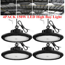 4 Pack 150W UFO Led High Bay Light Factory Warehouse Commercial Light Fixtures picture