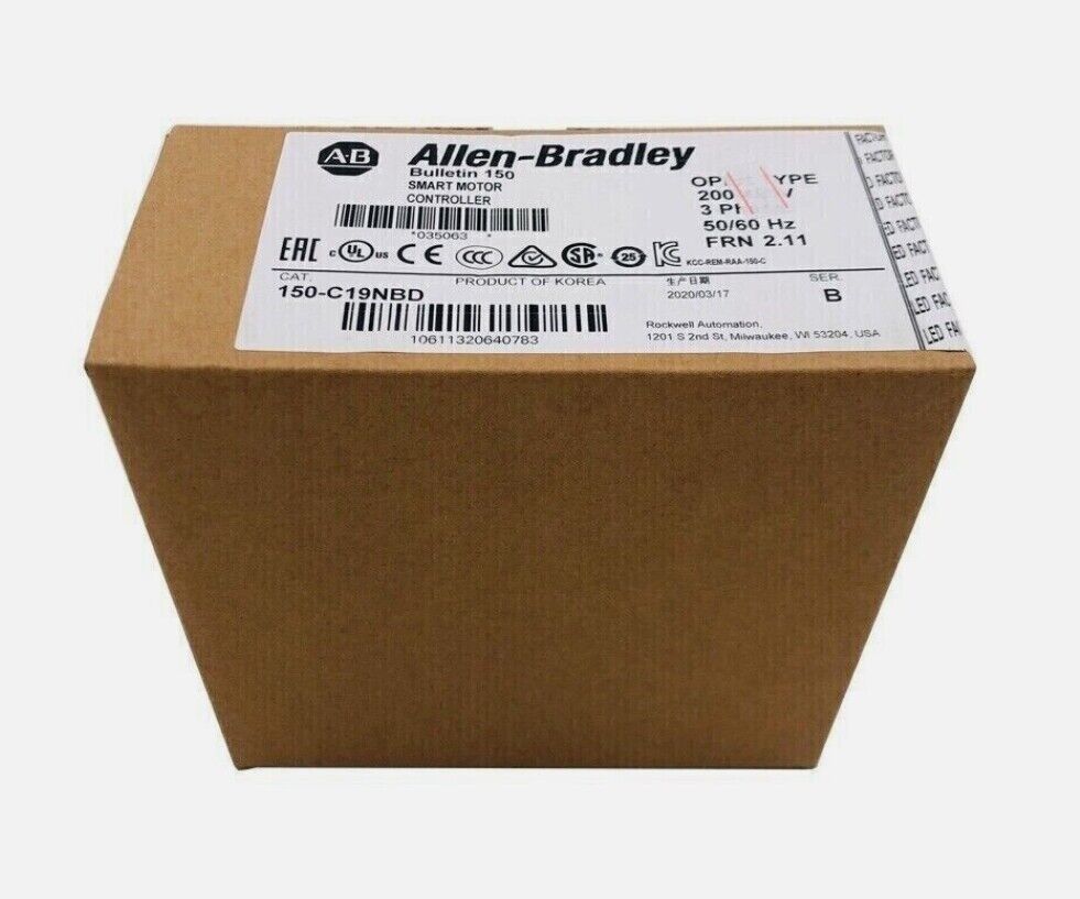New Genuine Allen Bradley 150-C19NBD SMC-3 Smart Motor Controller 