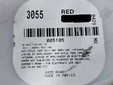 Alpha Wire 3055 18awg Tinned Copper Hook Up Wire 300V 105C MTW TEW RED /100ft picture