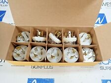 HUBBELL SI16878 TWIST LOCK PLUG HEAD 3 POLE 3 WIRE 20A 125/250V LOT OF 10 picture
