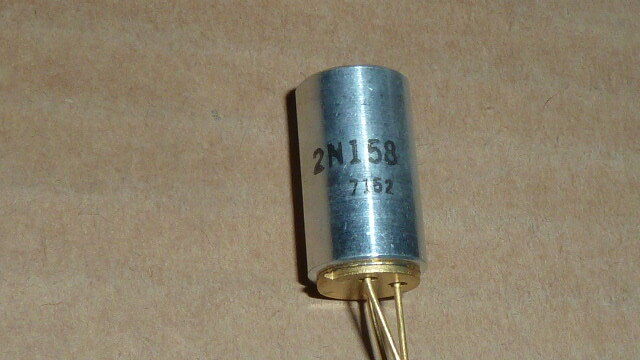 NEW 1PC 2N158 AF power amplifier / switch Transistor Gold Pin TO-13 60V, 2A, 17W