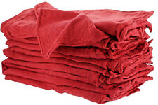 1000 RED SHOP TOWELS / 14X14/ MECHANICS RAGS / NEW A Grade Towel. picture