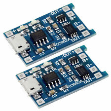 2pcs TP4056 5V 1A Micro USB 18650 Lithium Battery Charging and Protection Board picture