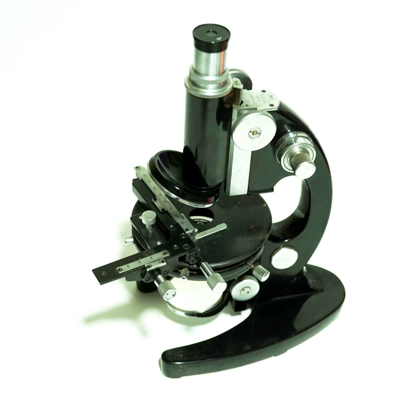 EARLY Vintage 1939 Rare soviet biological microscope glass M-9