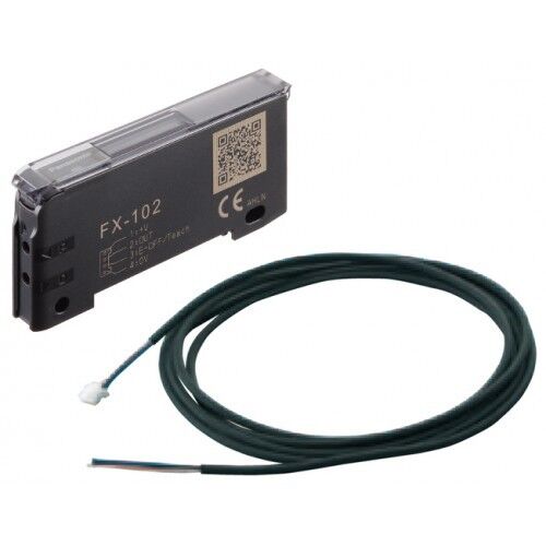 SUNX FX-102-CC2 Long Sensing Range Digital Fiber Optic Amplifier - NPN-2m Cabl #