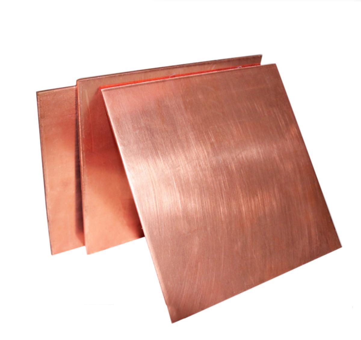 US Stock 1.5mm x 100mm x 100mm 99.9% Pure Copper Cu Metal Sheet Plate