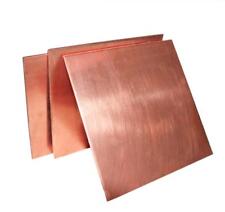US Stock 1.5mm x 100mm x 100mm 99.9% Pure Copper Cu Metal Sheet Plate picture