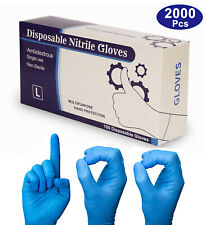 Nitrile Exam Gloves,Blue,4 mil,Powder-Free,Latex-Free,for Cleaning and Food Prep picture