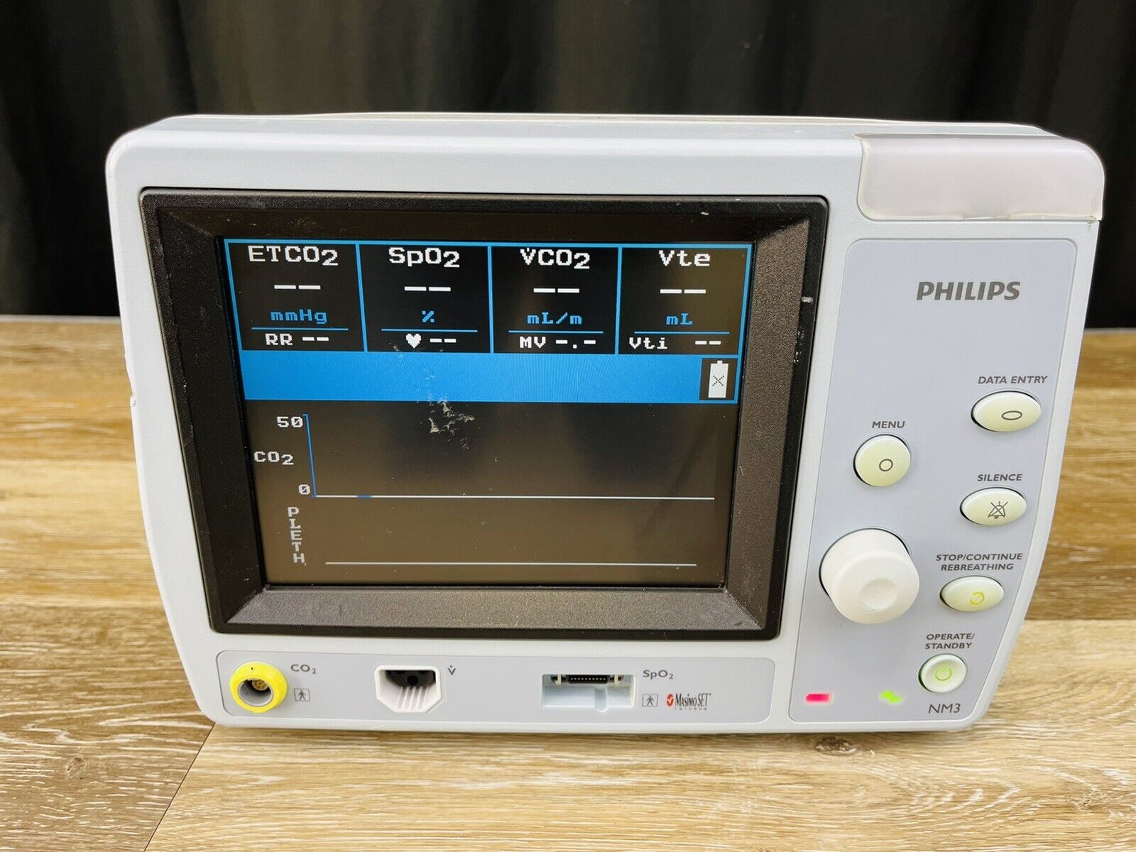 Philips Healthcare NM3 Respiratory Profile Monitor w/ Ventassist 