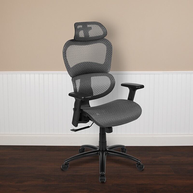 Flash Furniture 28 in. Ergonomic Mesh Office Chair with 2-to-1 Synchro-Tilt 