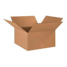 18 x 18 x 10 Cardboard Shipping moving Boxes FLAT Corrugated Cartons, 20/pk picture