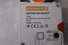 NEW OPEN BOX Gruner FLAP ACTUATOR 227CSZ-024-05-077 STOCK 5256 picture