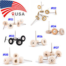 10-50pcs Dental Assorted Polishing Buffing Wheel Brush 2.35mm for Rotary Tool US picture