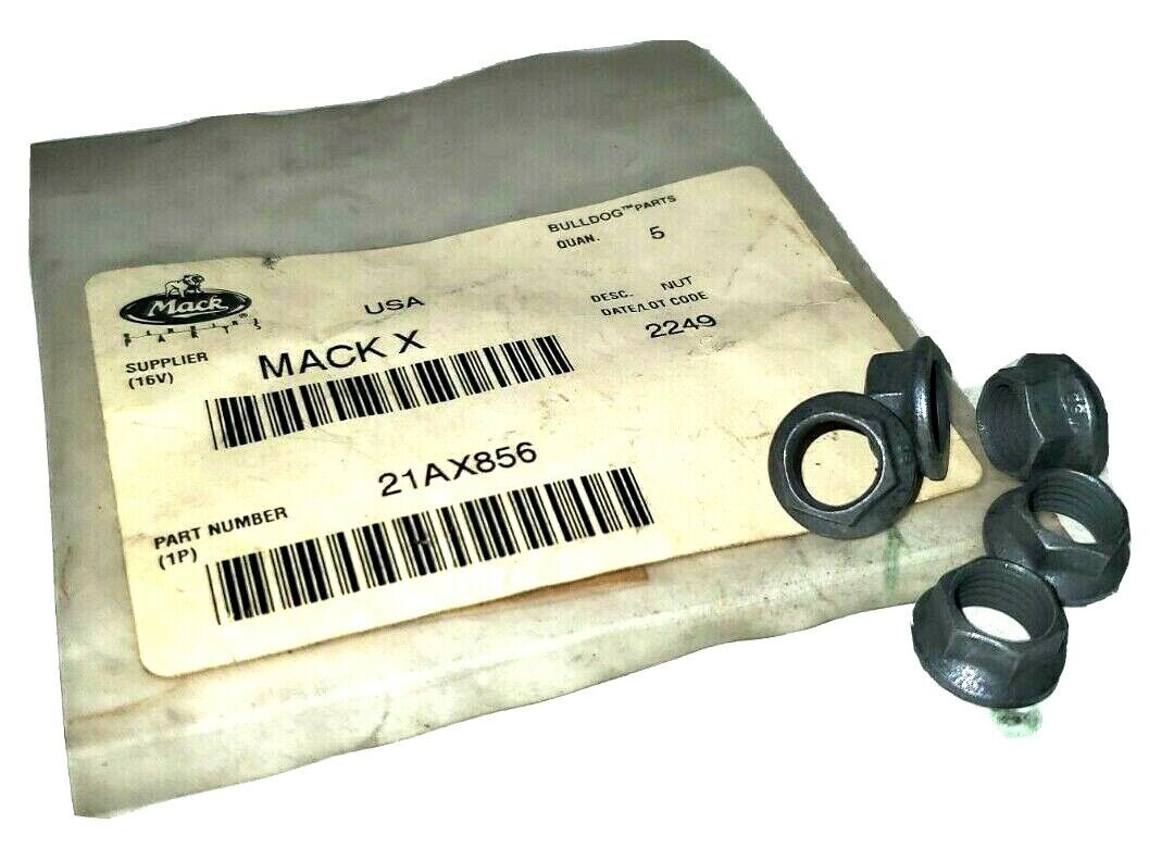 ( 5 pieces ) OEM Mack 21AX856 NUT (3/8in x 24)(E6) Water Pump & Radiator