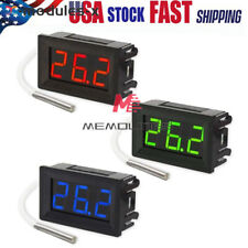 DC12V Digital LED Display K-type Thermocouple Temperature Meter Thermometer USA picture