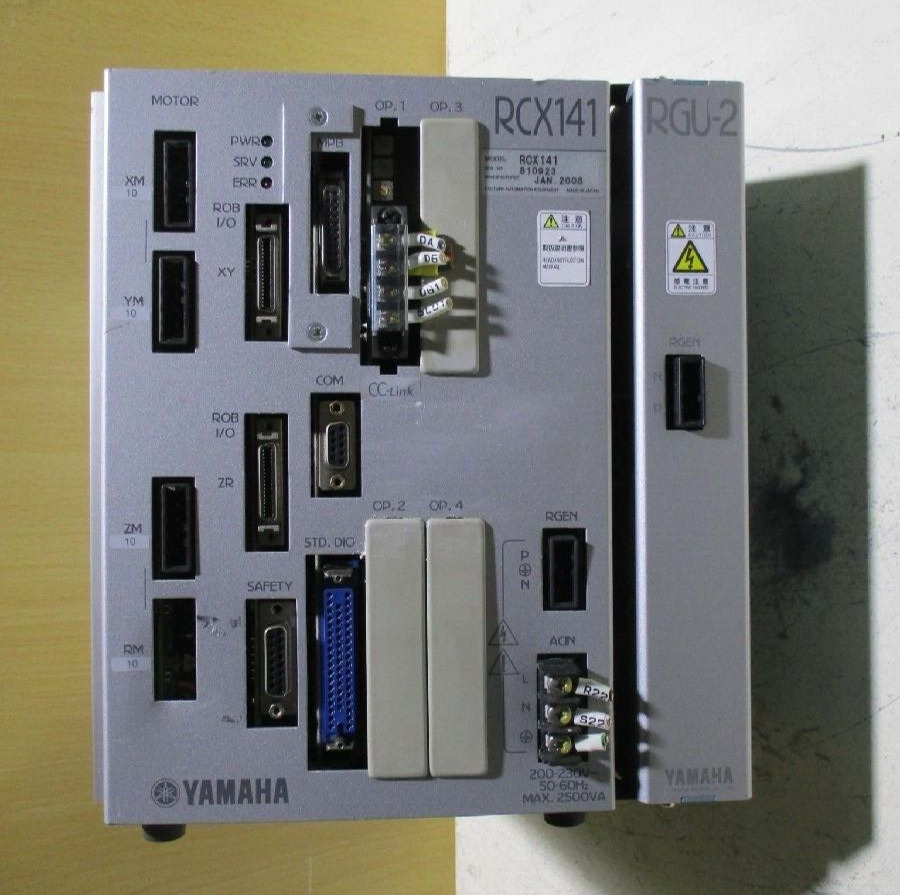 YAMAHA RCX141 & RGU-2 Robot Controller Removed From The Working Machine