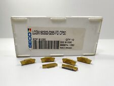 SECO LCGN160302-0265-FG New Carbide Inserts 91030 Grade CP50 6pcs picture
