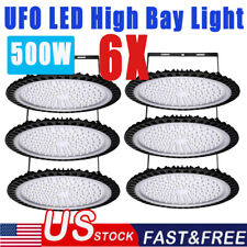 6X 500W UFO LED High Bay Light Shop Lights Warehouse Commercial Lighting Lamp picture