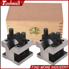 1Set 2-3/8 x 2-3/8 x 2 Inch V Block & Clamp Multi-use Gauge Gage Machinist Tool picture
