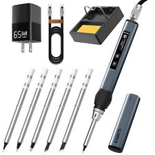 KAIWEETS Smart Soldering Iron Kit, 8s Fast Heating 176℉-788℉, Solder picture