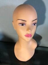 Vintage  Mannequin Head Off Set Design In very good shape 18.5 Inches Tall. picture
