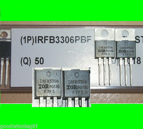 *50pc IR Mosfet Hexfet irfb3306pbf 60V 160A 0.0042 ohm*;