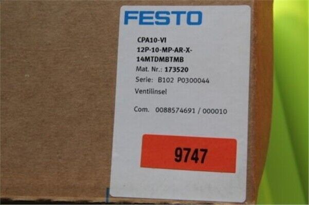 1PC New FESTO CPA10-VI 12P-10-MP-AR-X-14MTDMBTMB 173520 Expedited Shipping