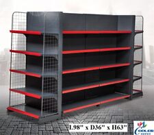 NEW 3 QTY Store Display Fixture Gondola Shelving Retail Commercial Merchandiser picture