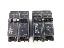 2pcs Used Eaton 30A 4 Pole Circuit Breaker Types BRD & A 120/240V picture